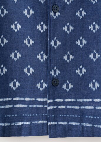 MANGO MAN Regular fit Button Up Shirt 'Comino' in Blue