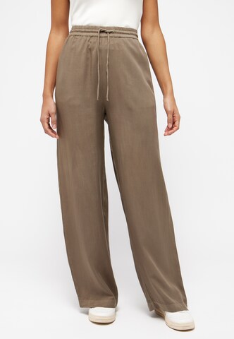 MUSTANG Loose fit Pants in Brown: front