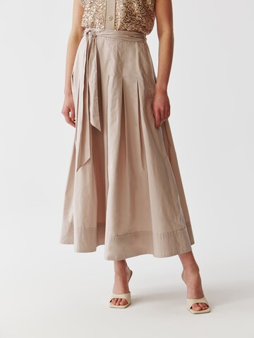 TATUUM Rok 'TAFTANI' in Beige: voorkant