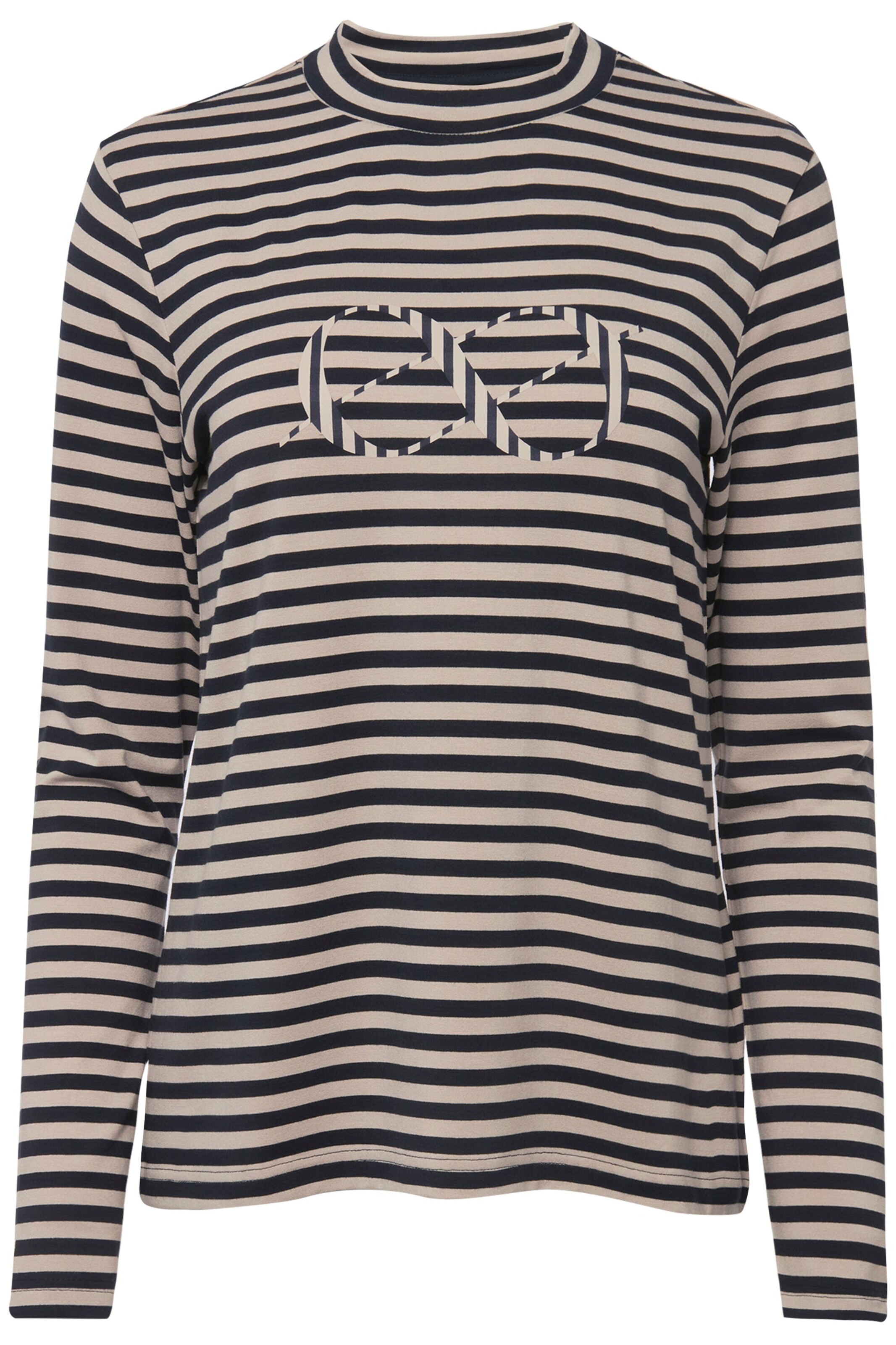 LAURASØN Shirt in Beige: voorkant