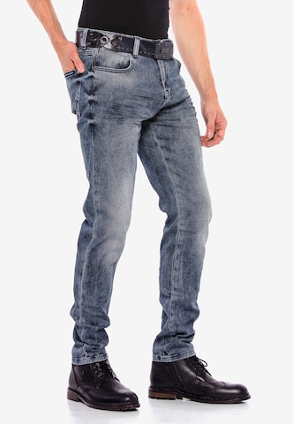 CIPO & BAXX Slim fit Jeans 'Gridlock' in Blue