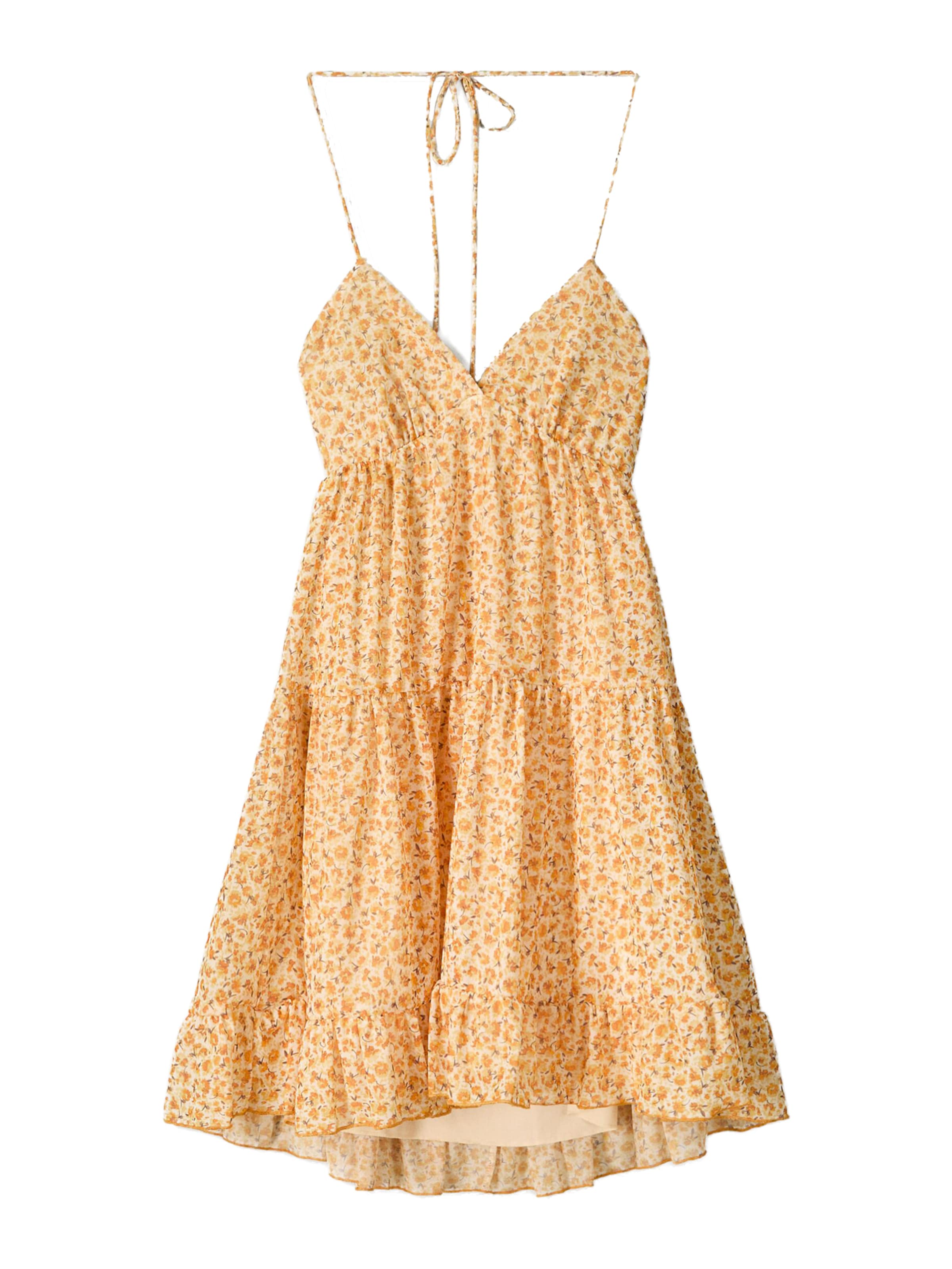 bershka robe jaune