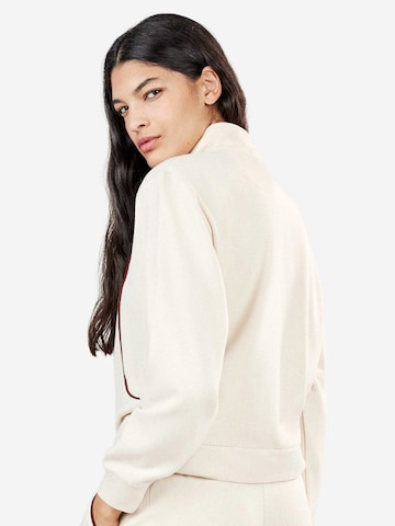 Gisela Sweatjakke i beige: tilbage