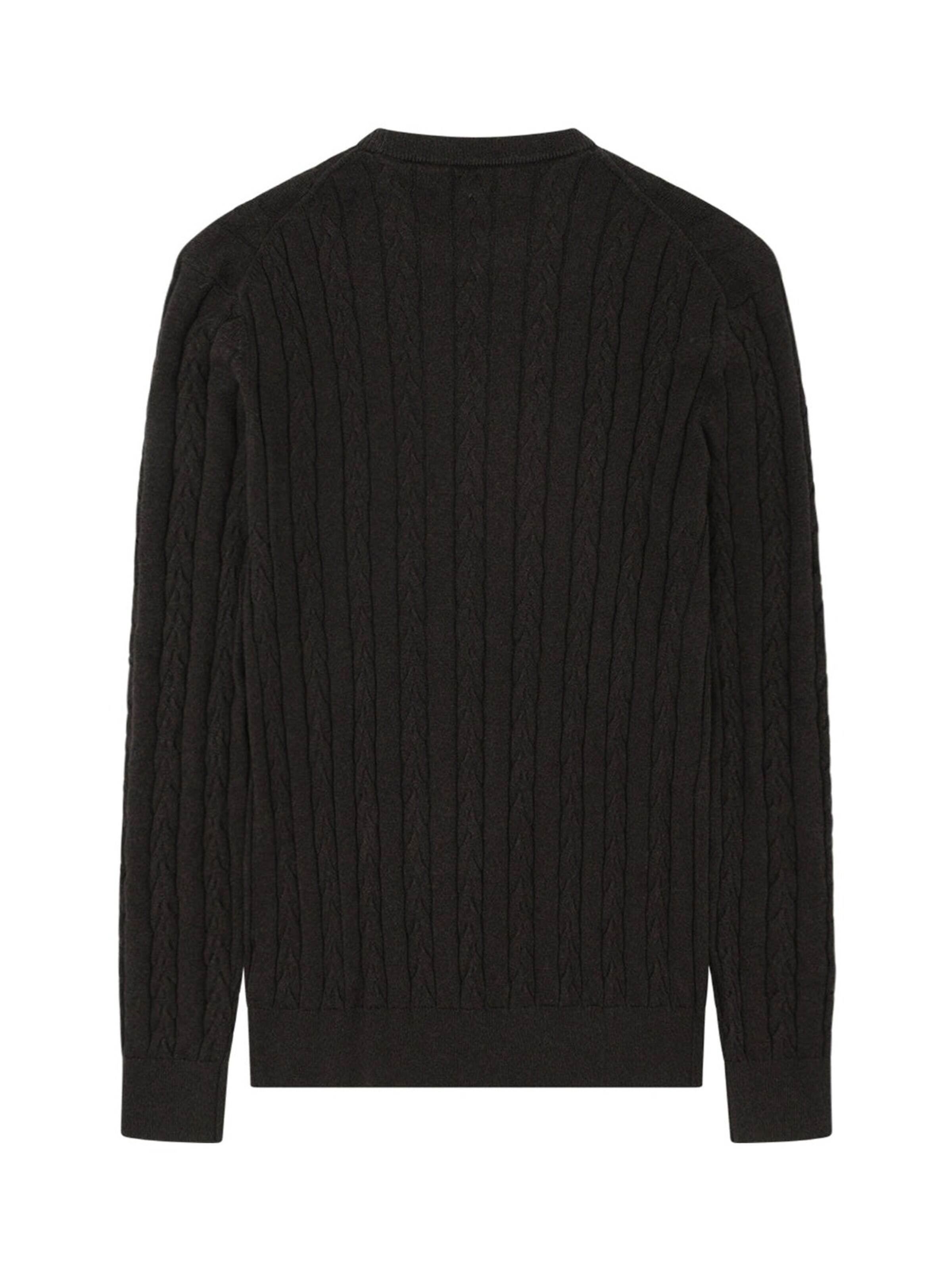 Laurent Vergne Sweater 'Sorbonne - Cable Sweater - Brown' in Brown