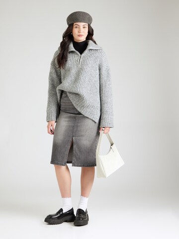 Gonna 'Birdy' di Maison 123 in grigio