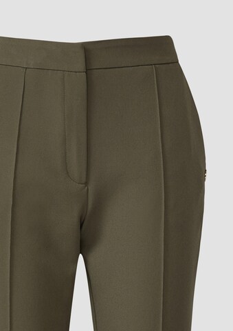 s.Oliver BLACK LABEL Flared Broek in Groen