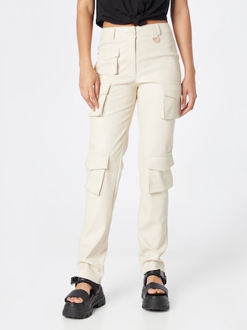 River Island Regular Cargo trousers in Grey: front