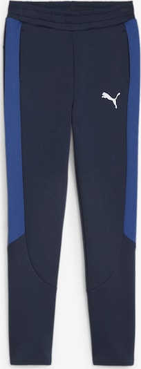 PUMA Pantalon de sport 'evoStripe' en bleu chiné / blanc, Vue avec produit