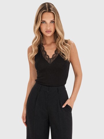 APART Top in Black: front