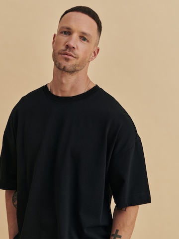 DAN FOX APPAREL Shirt 'Erik' in Zwart