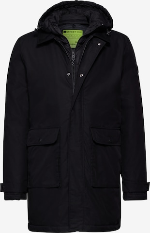 Street One MEN Winter Jacket in Black: front