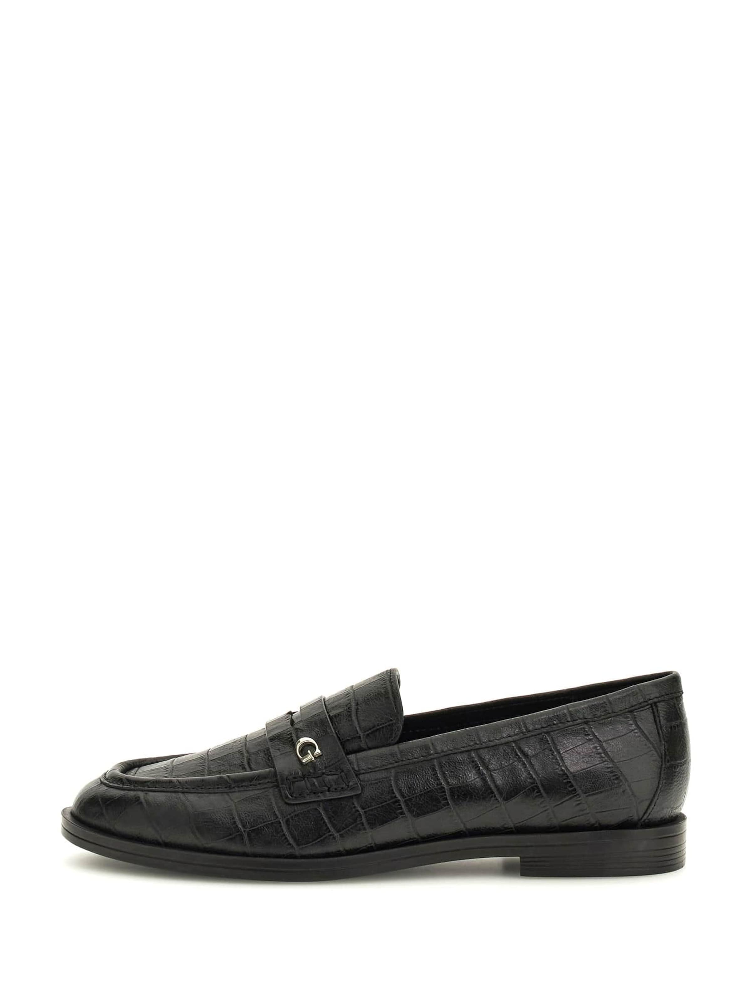 GUESS Classic Flats 'Sadien' in Black: front