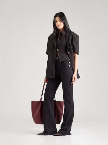 GUESS Flared Broek 'CHRISSY' in Zwart