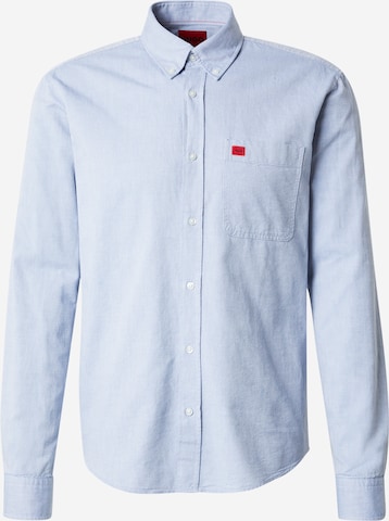 HUGO Рубашка 'Evito' в Синий: спереди