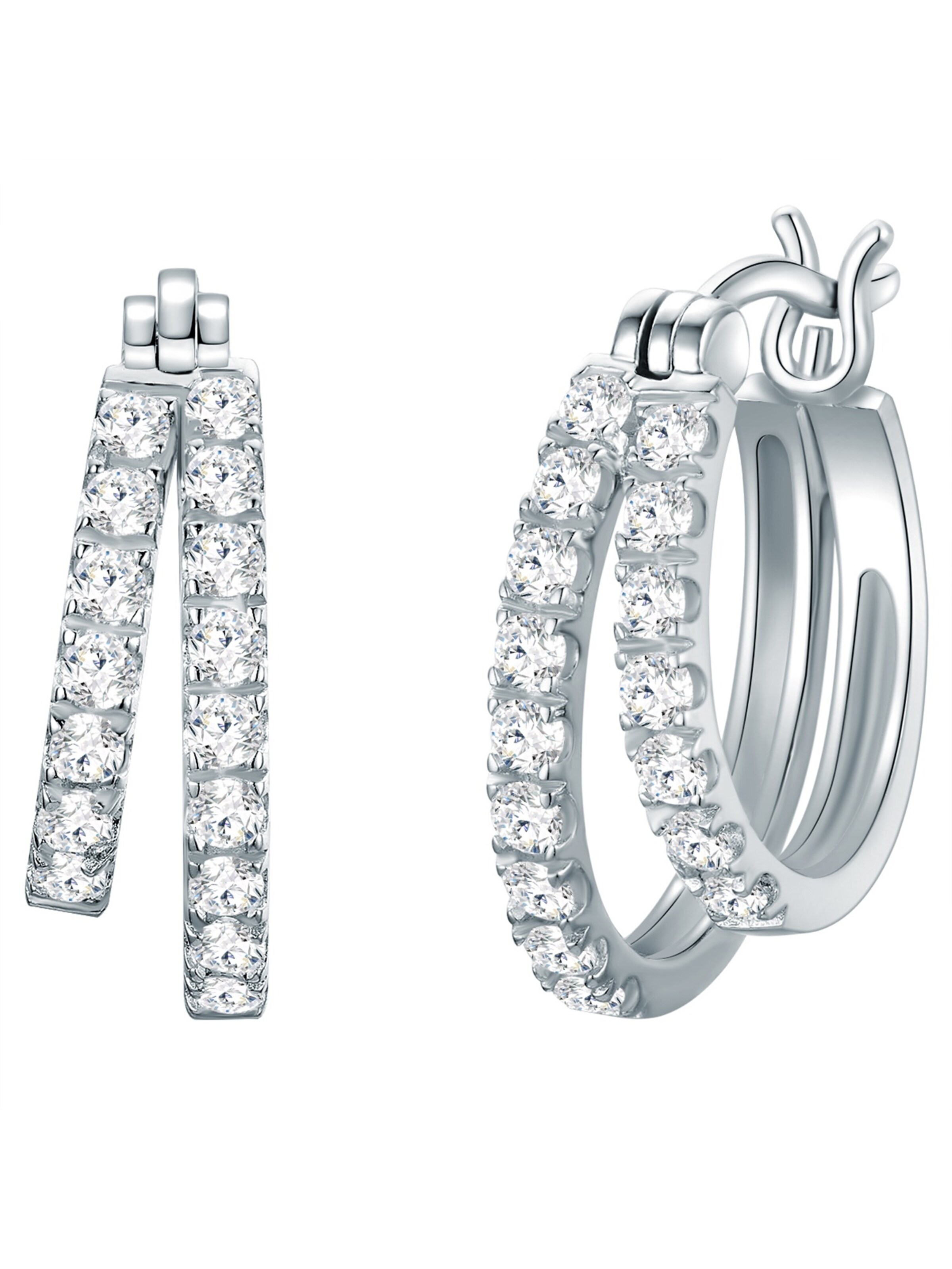 Orecchini di Trilani in argento: frontale