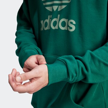 Felpa 'Adicolor Classics Trefoil' di ADIDAS ORIGINALS in verde