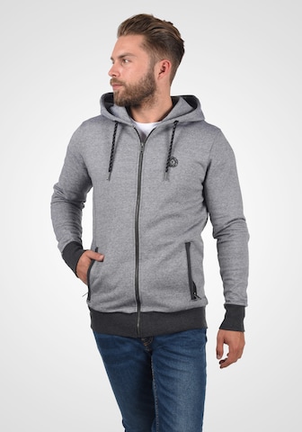 !Solid Kapuzensweatjacke 'Rafko' in Grau: predná strana