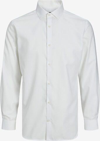 JACK & JONES Comfort fit Button Up Shirt 'PARKER' in White: front