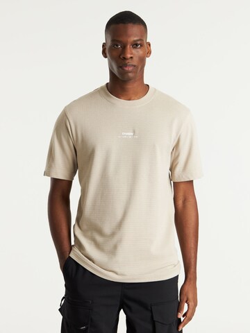 CHASIN' T-Shirt 'Eamon' in Beige: Vorderseite