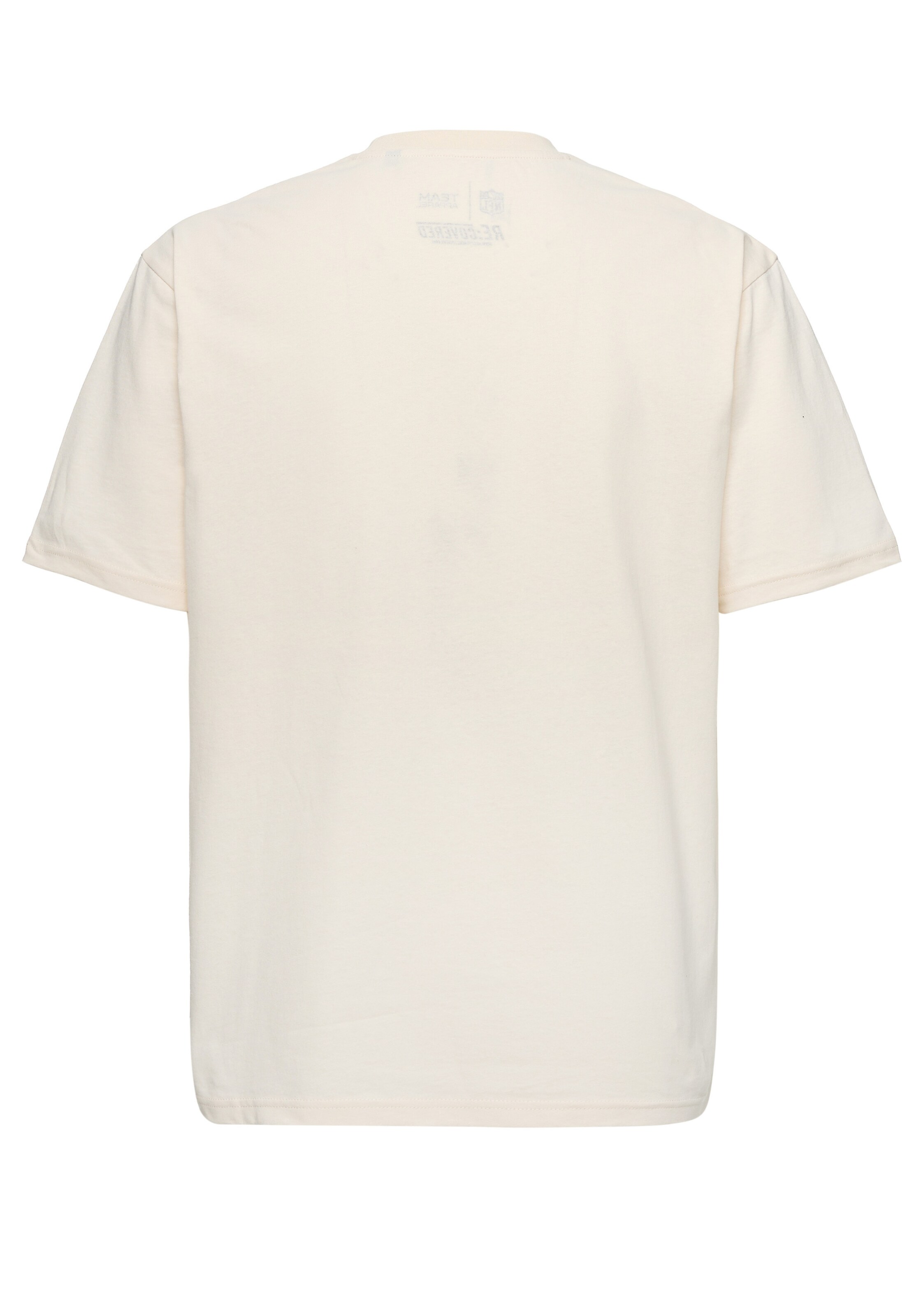 Recovered T-Shirt 'NFL Saints Helmet Relaxed' in Beige