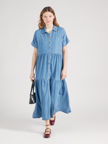 Abito camicia di Emily Van Den Bergh in blu: frontale