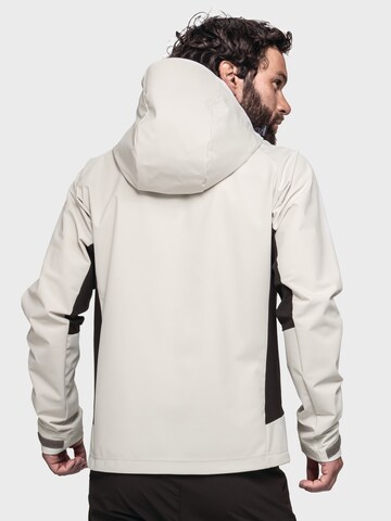 Veste outdoor ' Mountain Softshell Jk Style Blaueis MNS ' Schöffel en blanc