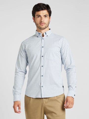 Coupe slim Chemise s.Oliver en bleu : devant