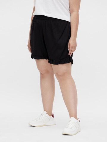 EVOKED Loose fit Pants 'Mesa' in Black: front