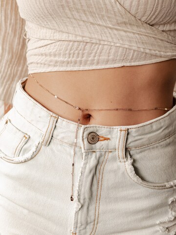 Hey Happiness Necklace 'Orbit' in Gold: front