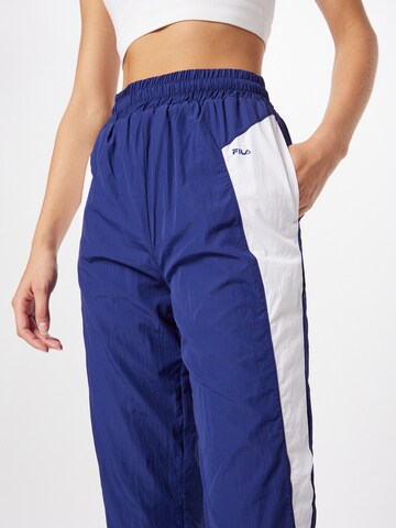 FILA Tapered Broek 'ZARIA' in Blauw