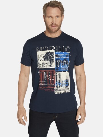 Jan Vanderstorm Shirt 'Tandrup' in Blue: front