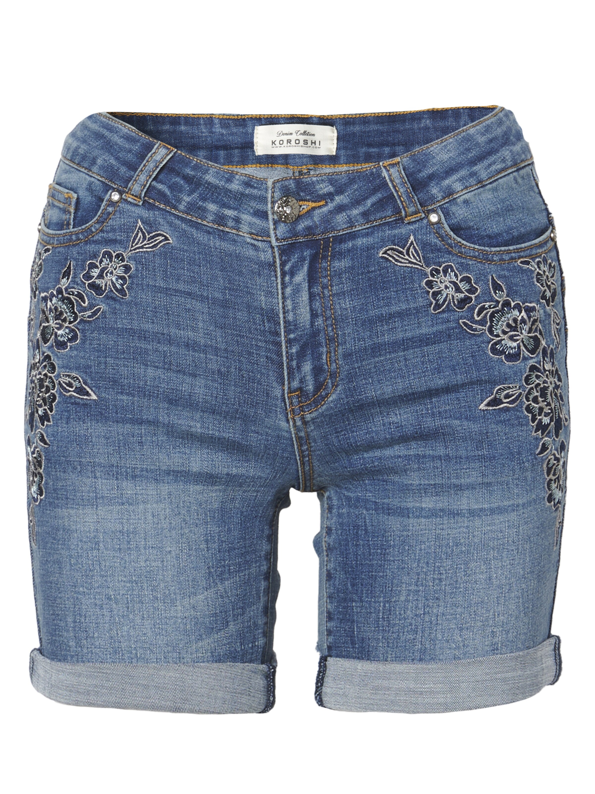 KOROSHI - regular Vaquero en azul: frente