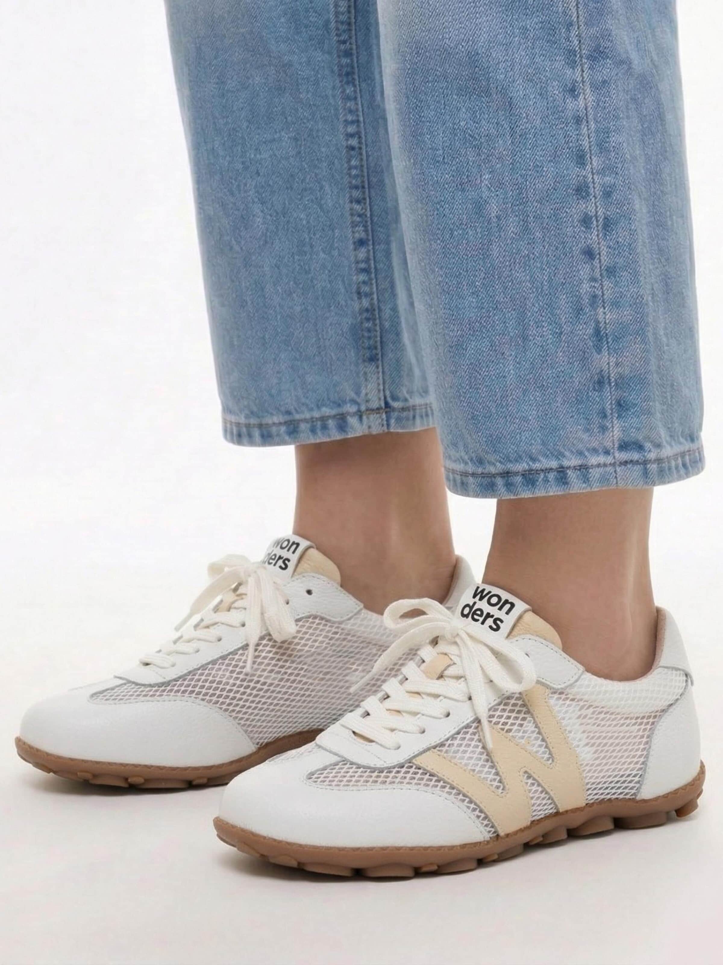 Wonders Sneakers laag 'AP-2101-OFF-VANIL' in Wit: voorkant