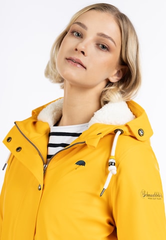 Manteau fonctionnel Schmuddelwedda en jaune