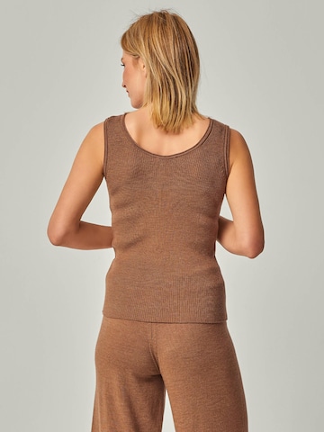 YOU LOOK PERFECT Huispak 'LOUNGEWEAR SET  - Top Blossom & Pants Bailey' in Bruin