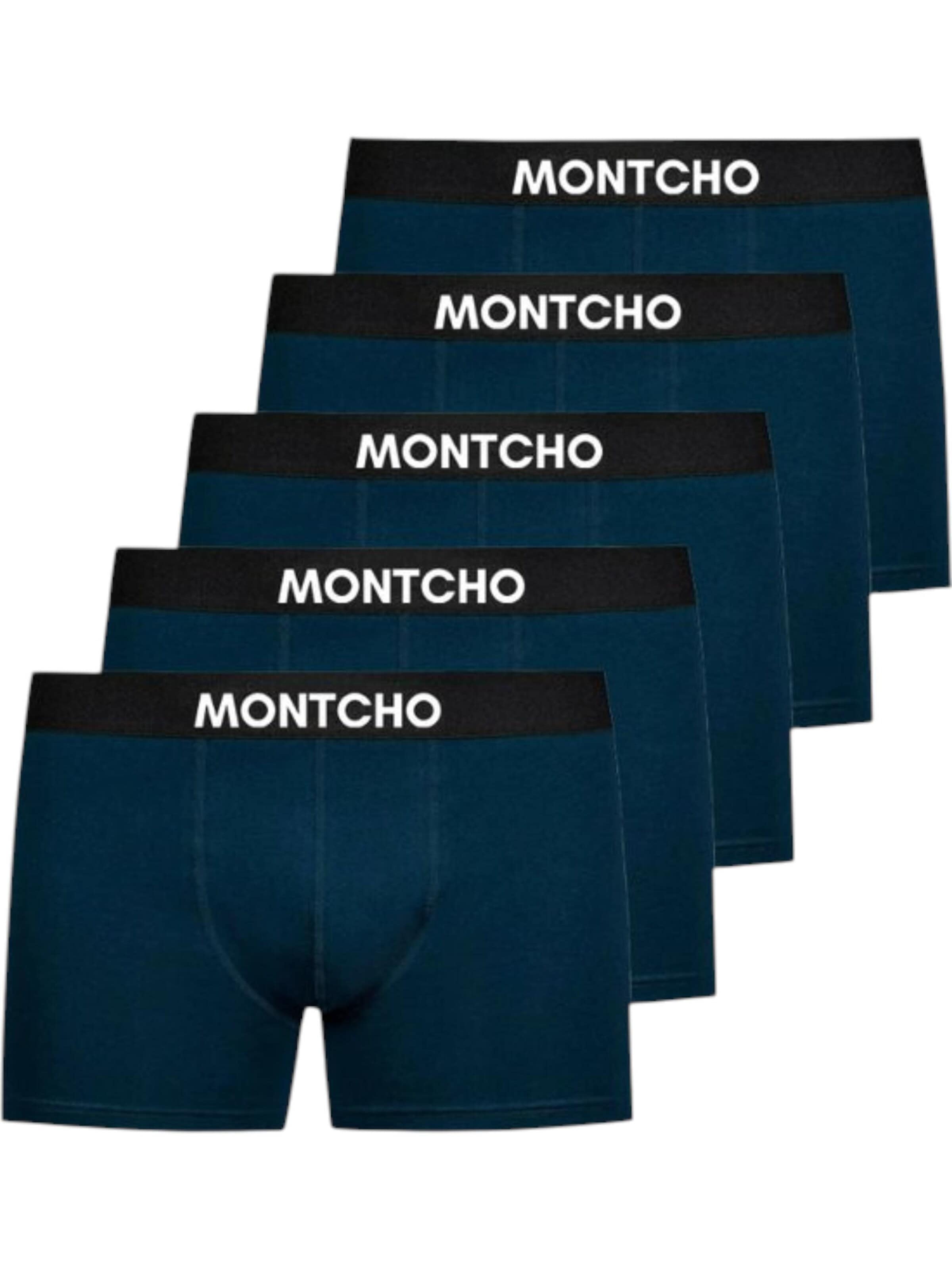 Montcho Boxershorts 'Essence'‌‌‌‌‌‌‌ in Blau: Vorderseite
