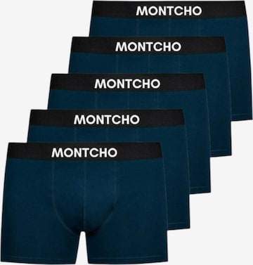 Montcho Boxershorts 'Essence' in Blau: Vorderseite