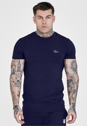 SikSilk Koszulka 'Essentials' w kolorze niebieski: przód