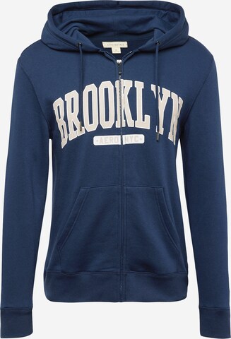 AÉROPOSTALE Sweatjakke 'BROOKLYN' i blå: forside