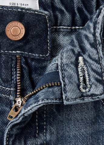 MANGO KIDS Baggy Džíny – modrá