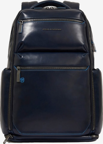Piquadro Rucksack in Blau: Vorderseite