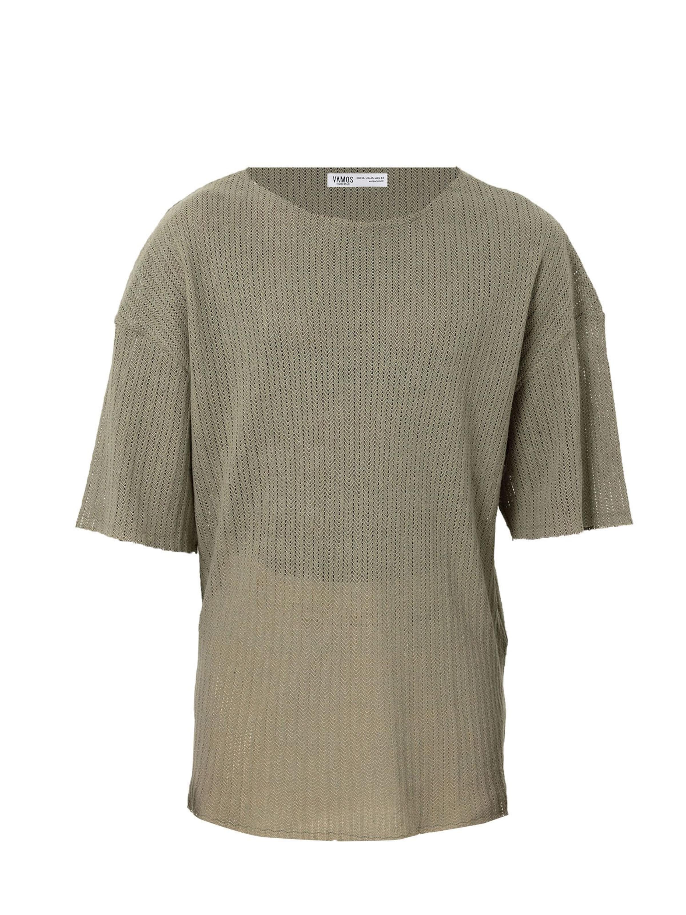 VAMOS CLO Μπλουζάκι 'Lobelia' σε γκρι: μπροστά