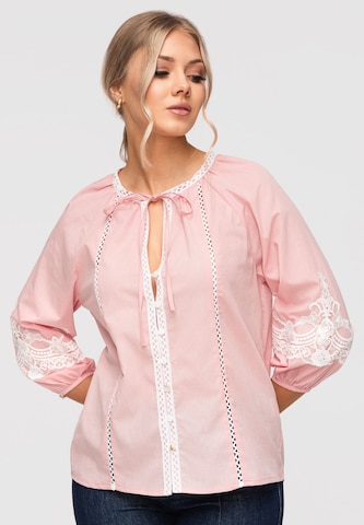 Ombre Blouse in Pink