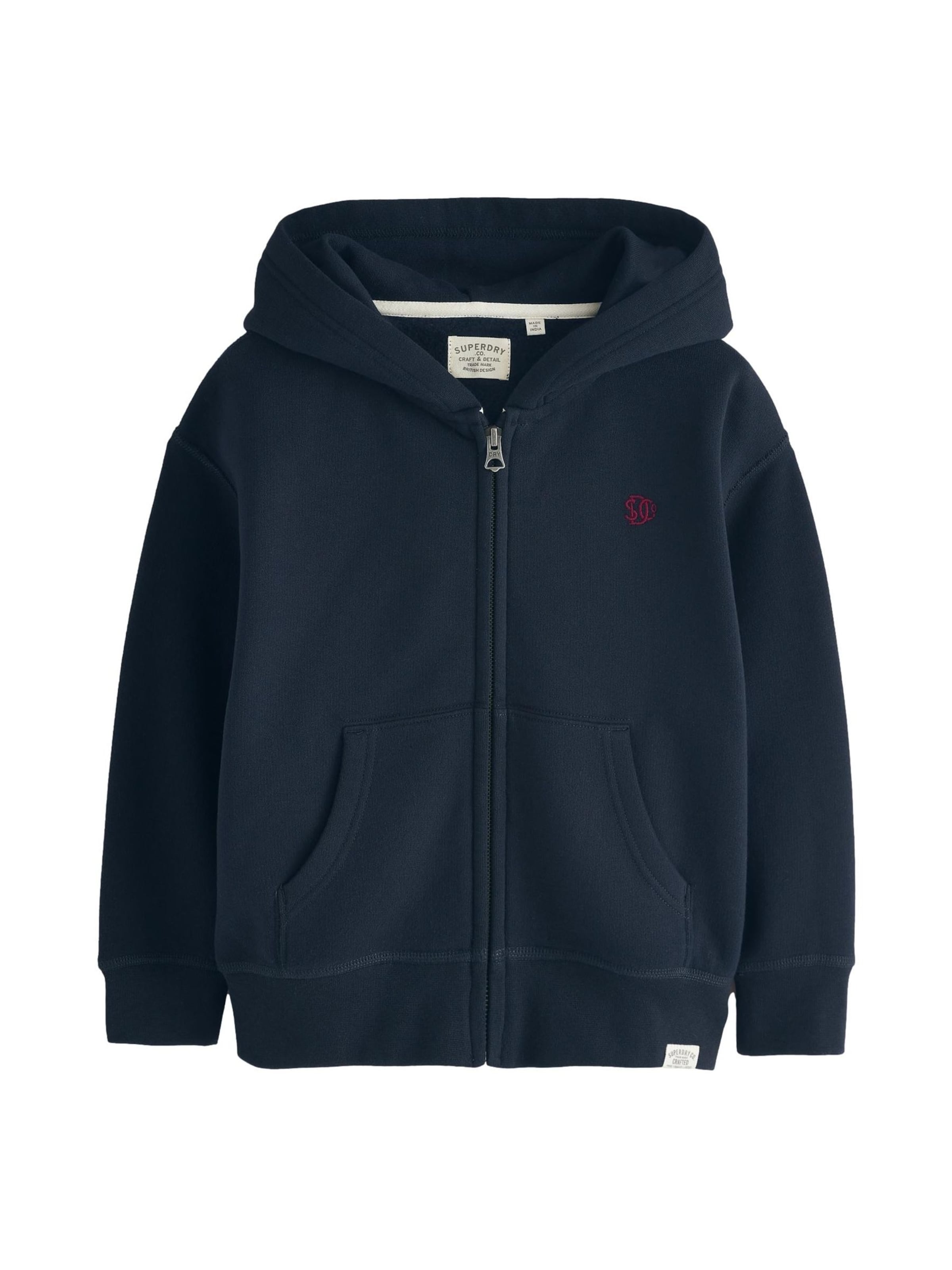 Superdry Sweatjacke in Blau: Vorderseite