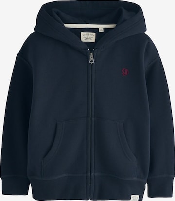 Superdry Sweatjacke in Blau: Vorderseite