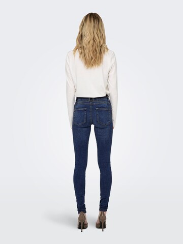 ONLY Slimfit Jeans i blå