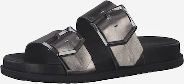 TAMARIS Pantolette i silver: framsida