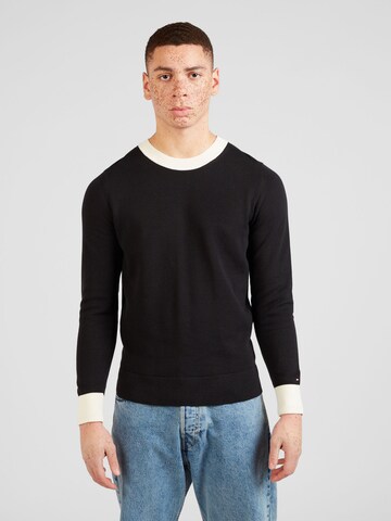 Pull-over TOMMY HILFIGER en noir : devant