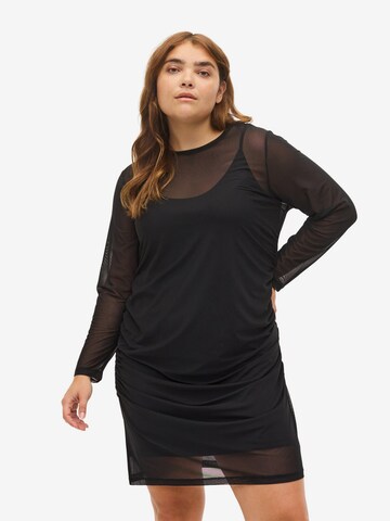 Zizzi Dress 'XRAYNE' in Black: front