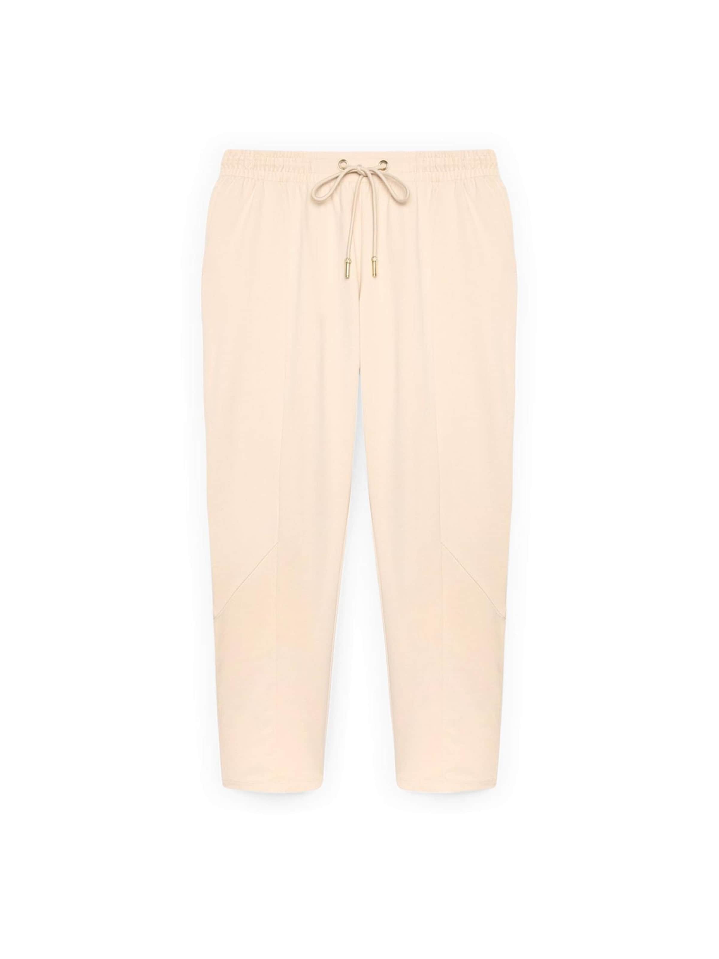 Fiorella Rubino Regular Broek in Beige: voorkant